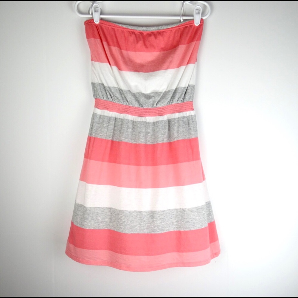 Banana Republic Strapless Striped Dress